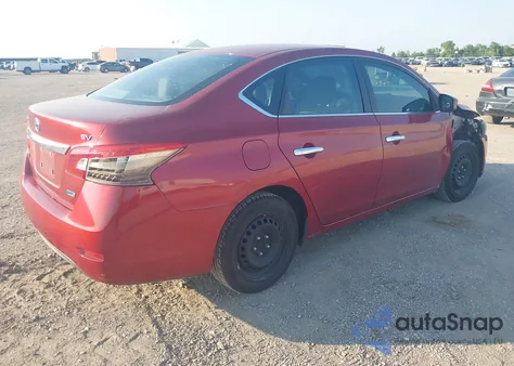 2014 Nissan Sentra Sv from USA, damaged, VIN 3N1AB7AP6EY254850